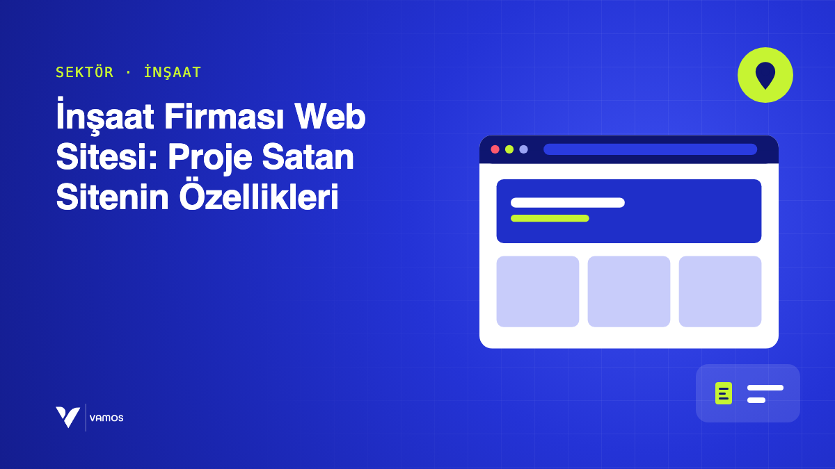 İnşaat Firması Web Sitesi: Proje Satan Sitenin Özellikleri